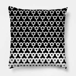 Geometric Trefoil Pattern Pillow