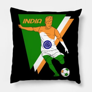 India Futbol Football Soccer Player Pillow