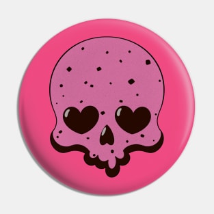 Skulls in the Dessert- Raspberry Chocolate Chip Pin