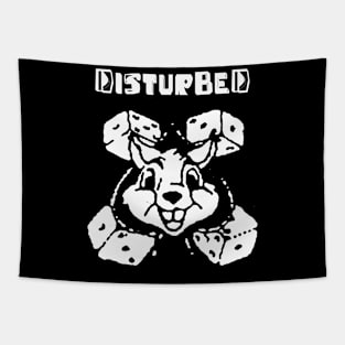 disturbed and the rabbit Tapestry