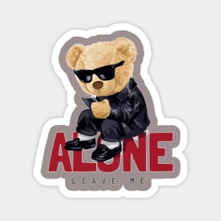 Teddy bear in sunglasses Magnet