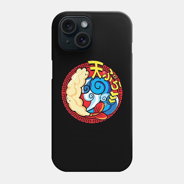 Tempura png  funny japanese food design Phone Case by Sabai Art