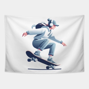 Skater Girl Tapestry