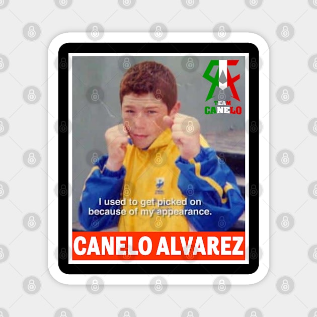 canelo alvarez when I was a child Magnet by alustown