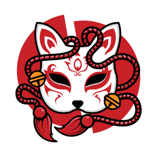 Japanese kitsune mask T-Shirt