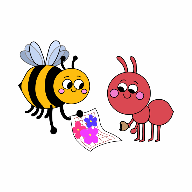 Bee and Ant Bumble Nums by LeeAnnaRose96