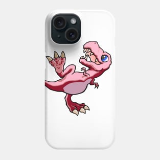 Cute Pink Dino Phone Case