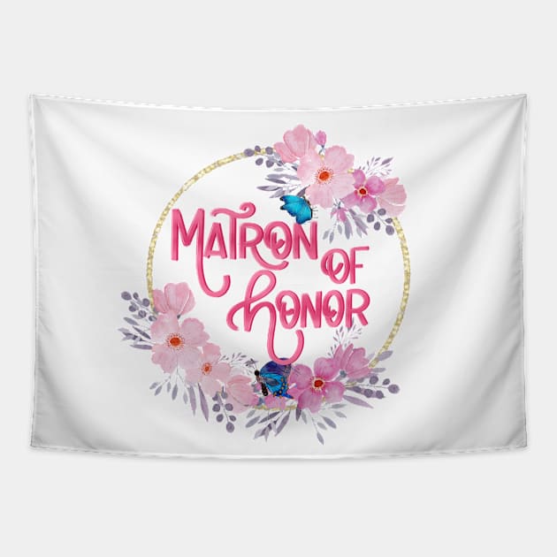 Matron of honor Tapestry by PrintAmor