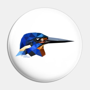 Blue-eared Kingfisher Pin