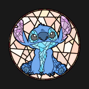 Cute stitch stained glass window T-Shirt