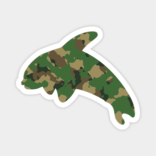 Orca Whale Camouflage Magnet