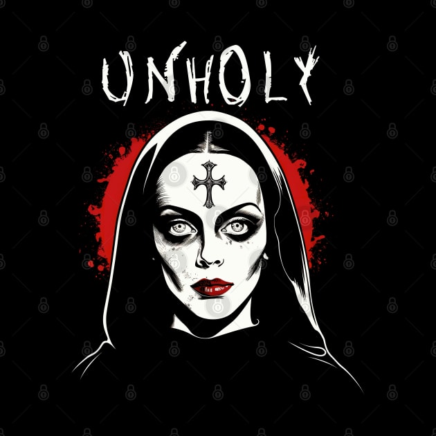 Unholy Nun by Tshirt Samurai