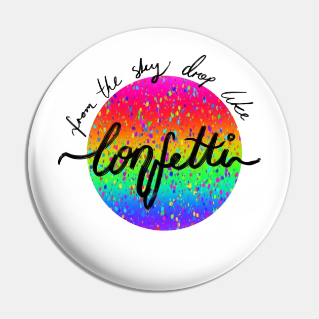 Confetti art Pin by lureason