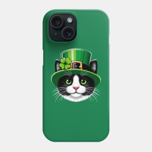 Girls Cat St Patricks Day Shamrock Irish Toddler Kids Women Phone Case