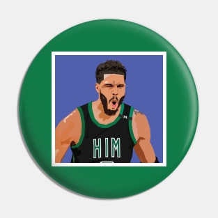 Jayson Tatum Him Portrait Pin