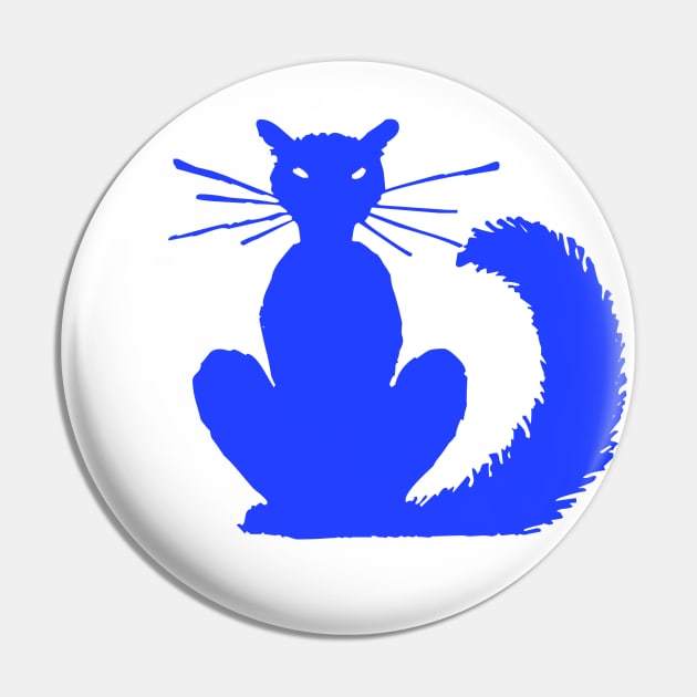Blue cat Pin by PhantomLiving