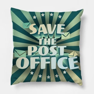 Save The Post Office Pillow