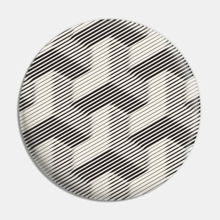 Geometric monochrome pattern Pin