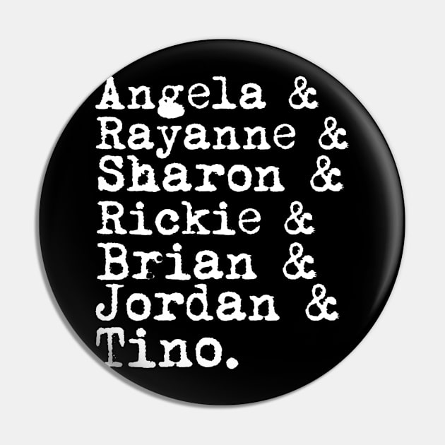 My so called life list of names Pin by Penny Lane Designs Co.