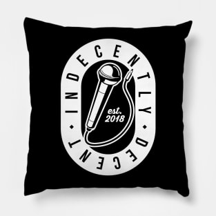 Indecently Decent Rap Track Reaction Concept Pillow