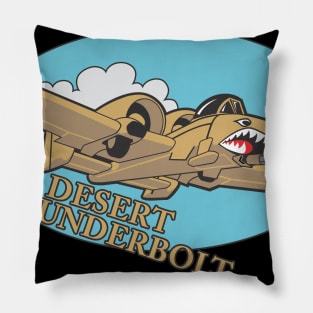 Desert Thunderbolt Pillow