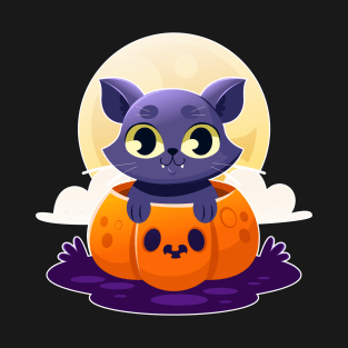 Halloween Cat unisex T-Shirt T-Shirt