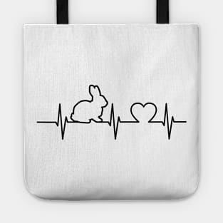 Rabbit Heartbeat Tote