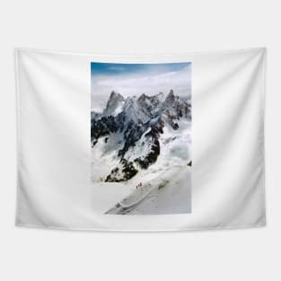 Chamonix Aiguille du Midi Mont Blanc Massif French Alps France Tapestry