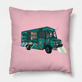 Ice Cream Truck Pillow