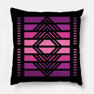 “Dimensional Drop” - V.6 Purple - (Geometric Art) (Dimensions) - Doc Labs Pillow