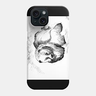 European badger 17/12/23 - nature inspired art and designs Phone Case