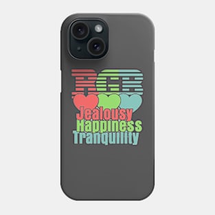 Colors of Love: Emotions, Light, Harmony in Red, Green, Blue Phone Case