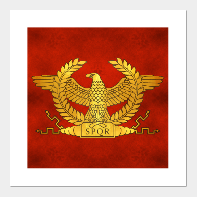 Roman Golden Eagle on Ancient Red - Eagle - Posters and Art Prints | TeePublic Roman Golden Eagle on Ancient Red - Eagle - Posters and Art Prints | TeePublic