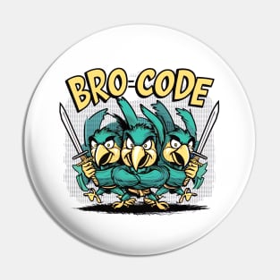 Bro-Code Pin