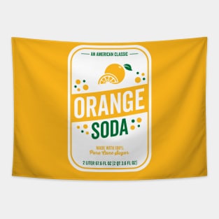 Halloween Couple Costume Orange Soda Tapestry