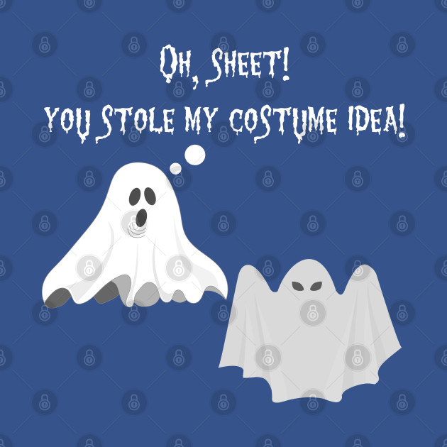 Discover Funny Ghost Sheet Pun T-Shirt Punny Halloween Gift - Halloween - T-Shirt