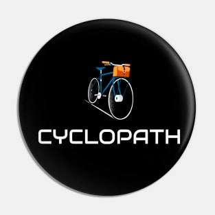 Cyclopath  Cycling graphic Pin