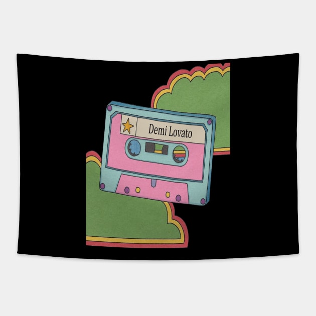 vintage cassette tape  Demi Lovato Tapestry by Little Foxnice