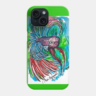 The Siamese fighting fish Phone Case