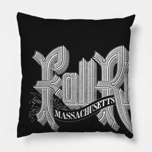 Vintage Fall River, MA Pillow