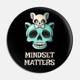 Mindset Matters Cat & Mouse Motivation Pin