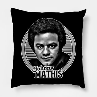 Johnny Mathis -- 70s Retro Fan Art Pillow