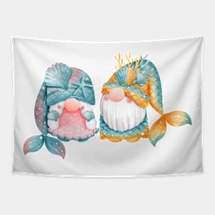 Cute Mermaid Gnomes Mermaid Love Mermaid Life Tapestry