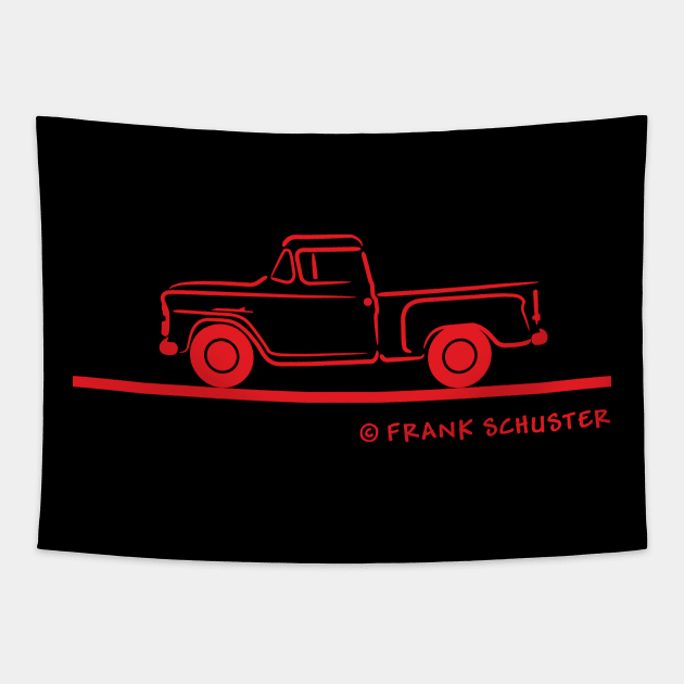 1958 1959 Chevrolet Pickup Truck Tapestry by PauHanaDesign