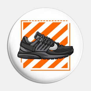 Presto OFW Black Retro Sneaker Pin