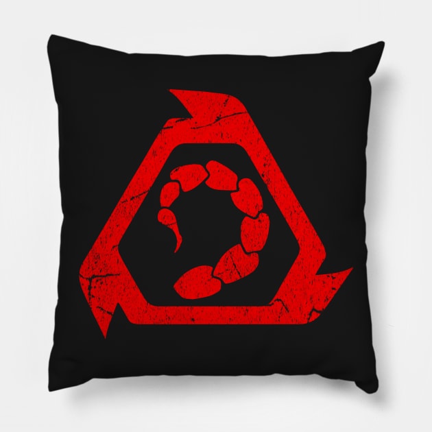 Brotherhood of Nod Pillow by Alfons