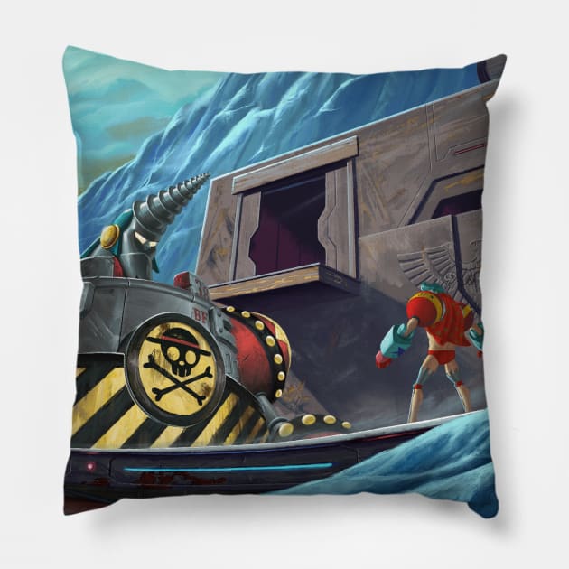 Iron Pirate Pillow by RodsArtPortal