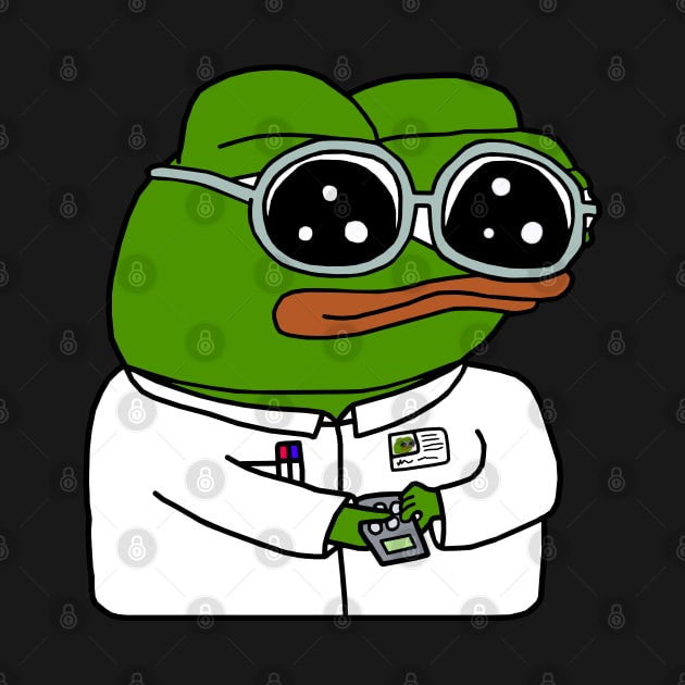 Scientist Pepe Lab coat Apu by Lean Mean Meme Machine