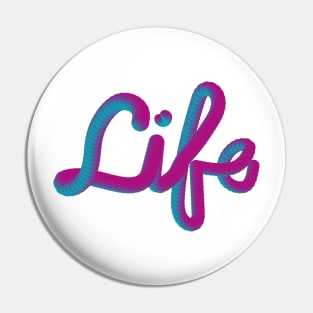 Letras en 3d "life" Pin