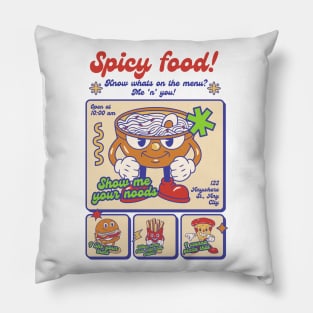 Spicy food Pillow